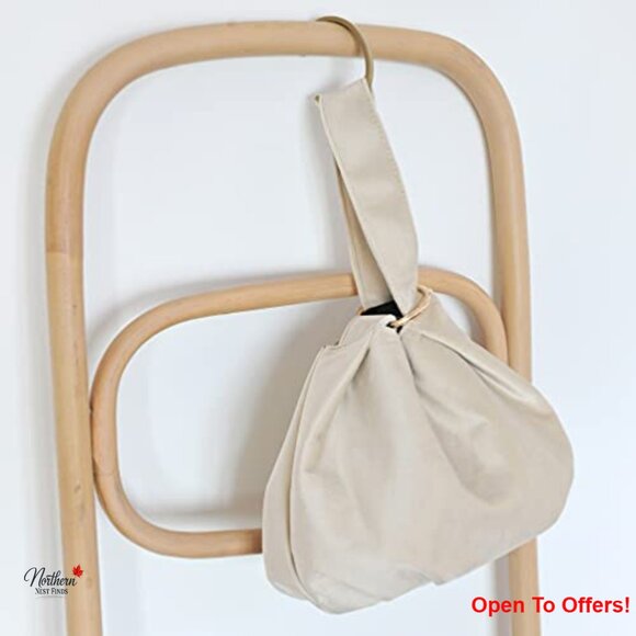 Velvet Top Handle Bag Wristlet Clutch with Magnetic Snap - Picture 2 of 6